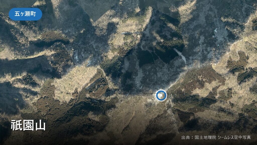 祇園山 の空撮