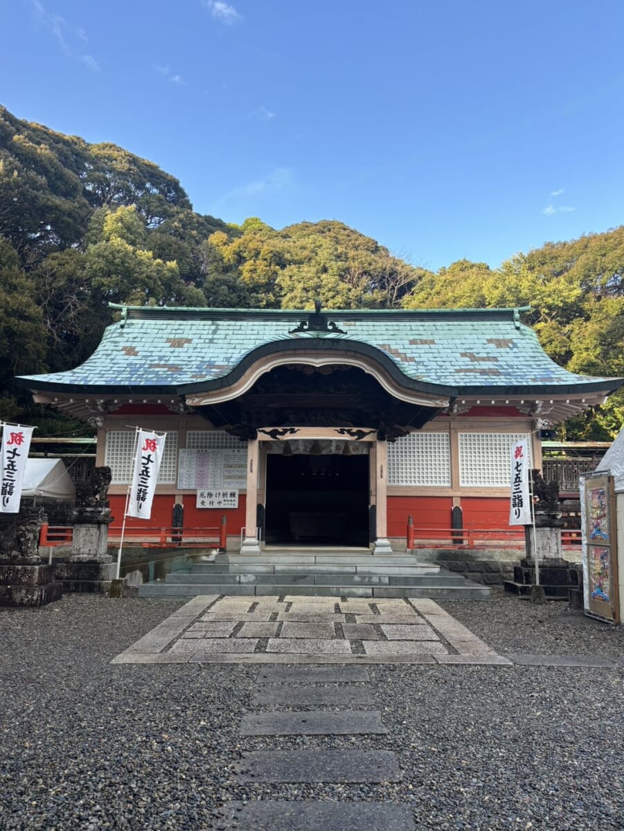 今山八幡宮（本殿の様子）