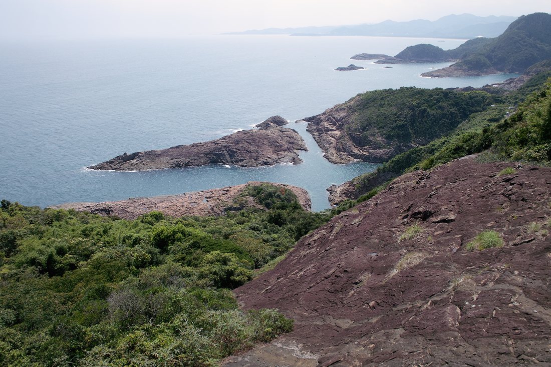 日向坂(クルスの海の海岸線)