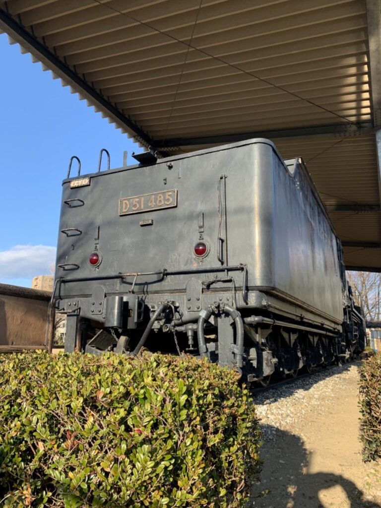 D51 485号機の後方からの姿