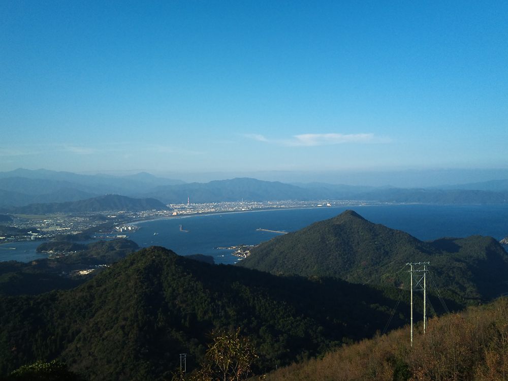 遠見山 遠見山から延岡方面を望む