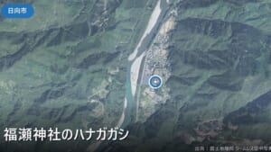 福瀬神社のハナガガシ