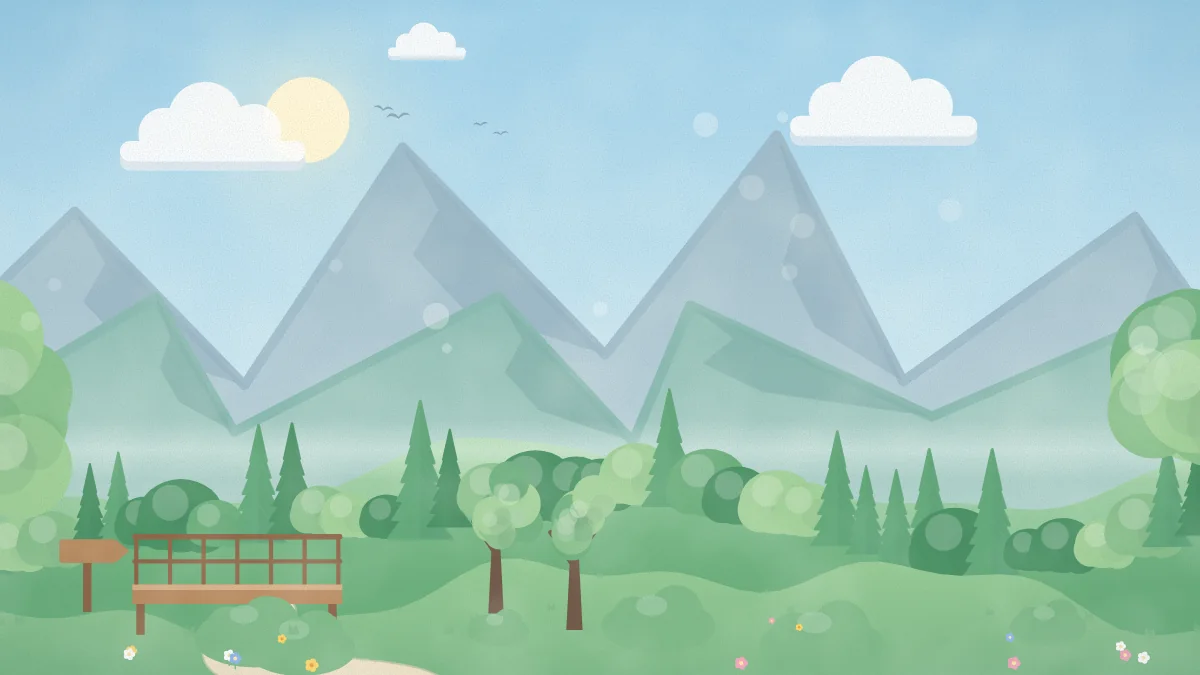 山・展望のイメージイラスト