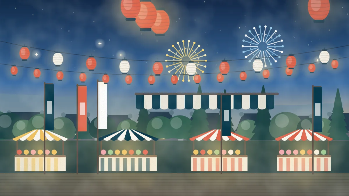 祭りのイメージイラスト