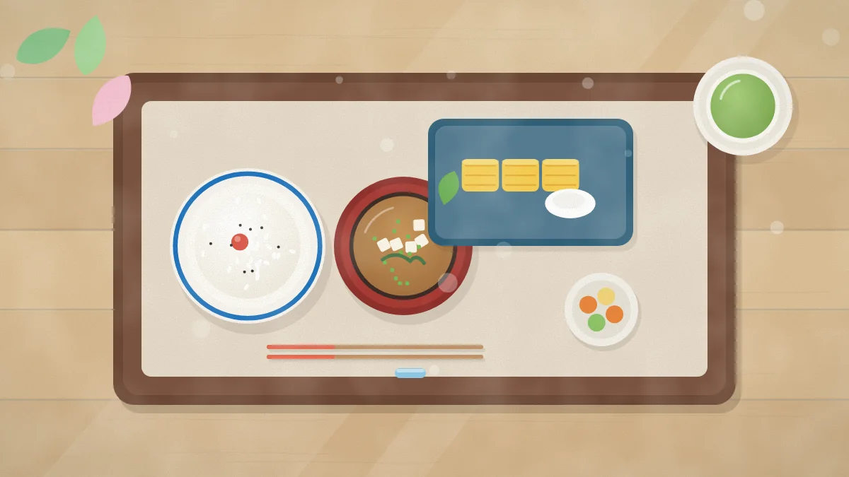 定食のイメージイラスト