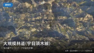 池の窪グリーンパーク付近の空中写真