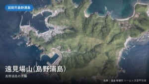 島野浦島（延岡市）の空中写真（国土地理院）